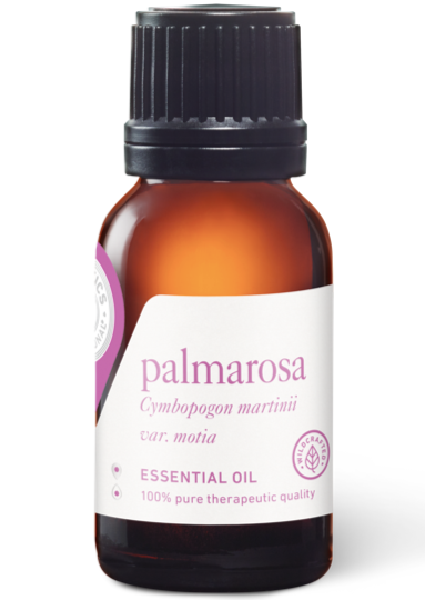 Bio Palmarosa Essential Oil (Cymbopogon Martinii) 