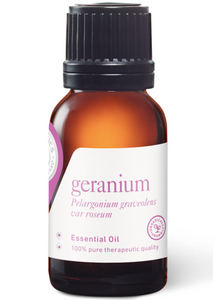 Organic Rose Geranium Essential Oil (Pelargonium graveolens var roseum)