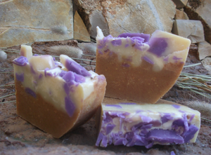 Organic Lavender, Turmeric and Lemon Handmade Soap